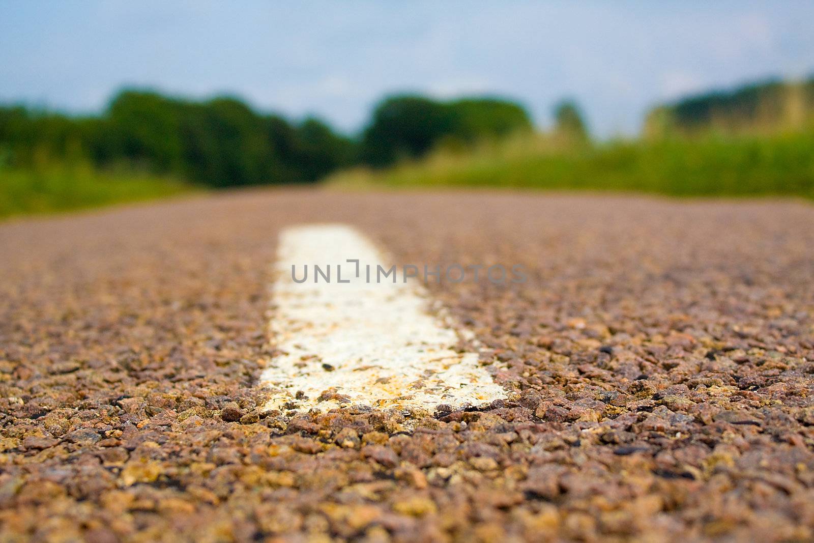 Highway in landscape