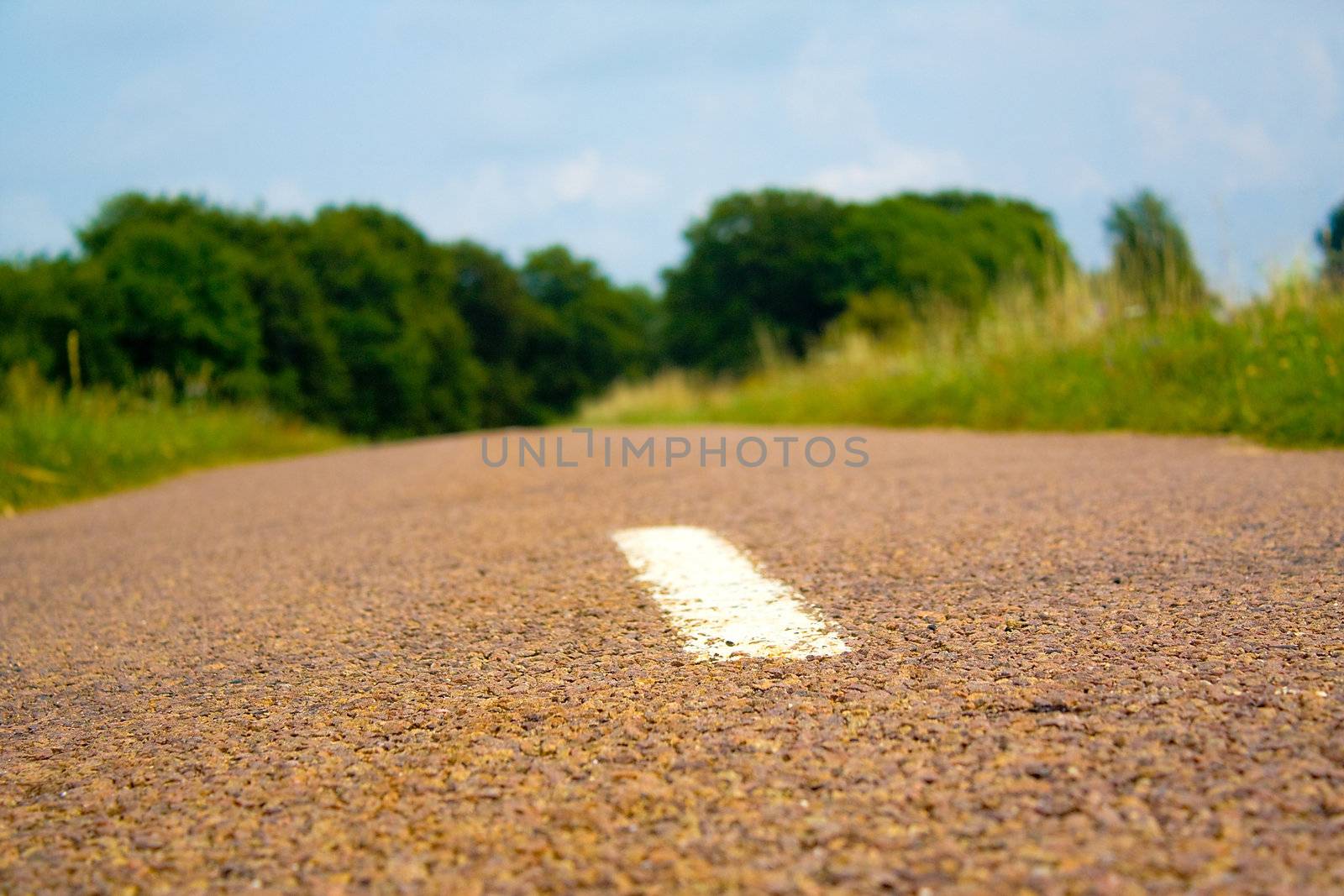 Highway in landscape