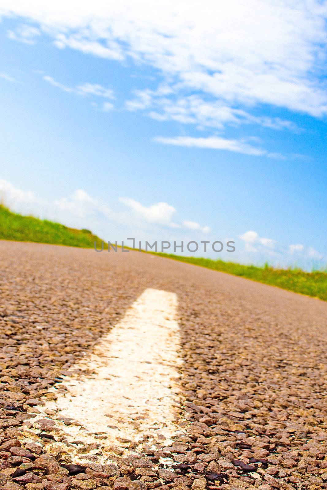 Highway in landscape