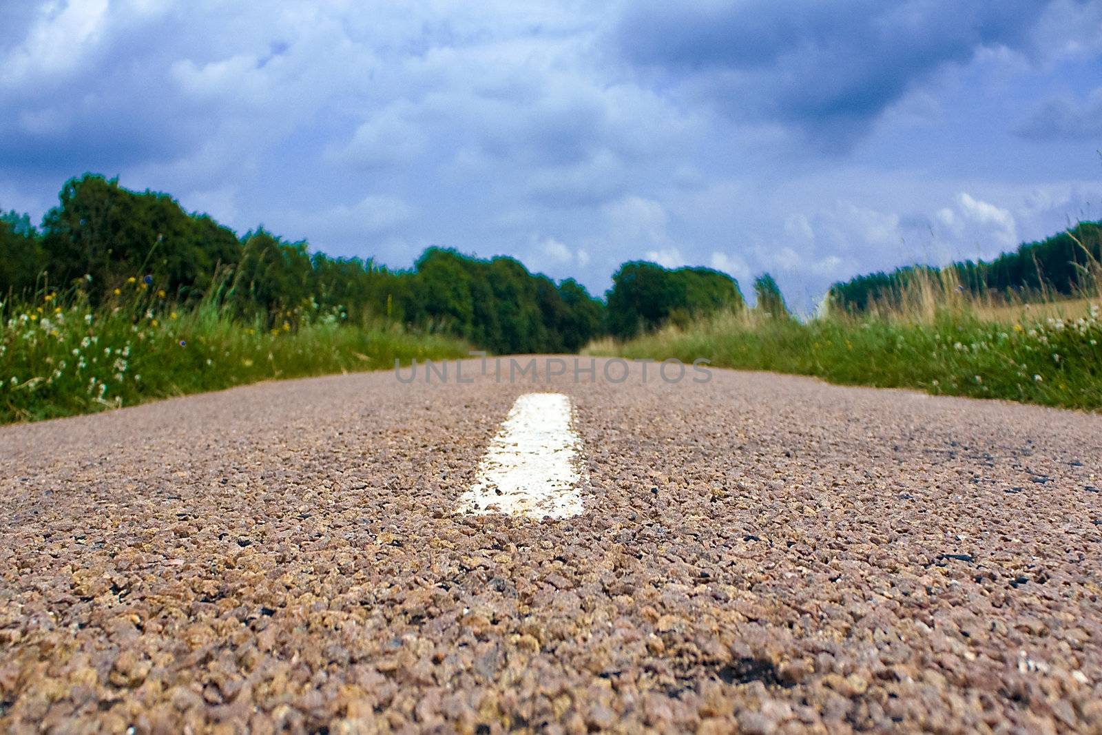 Highway in landscape