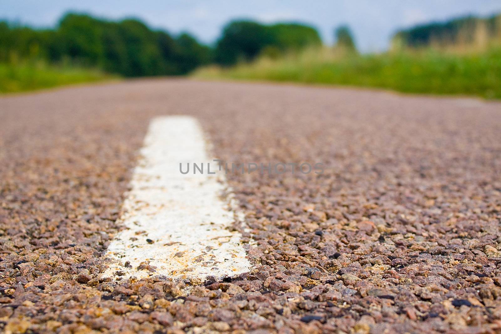 Highway in landscape