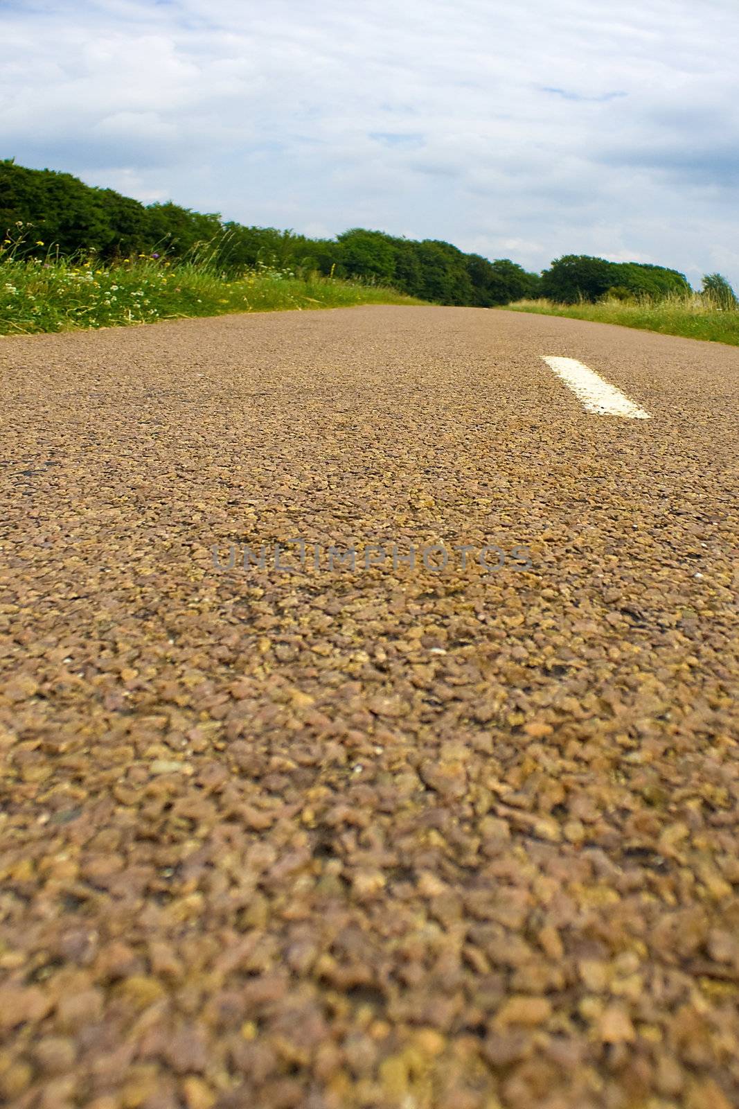 Highway in landscape