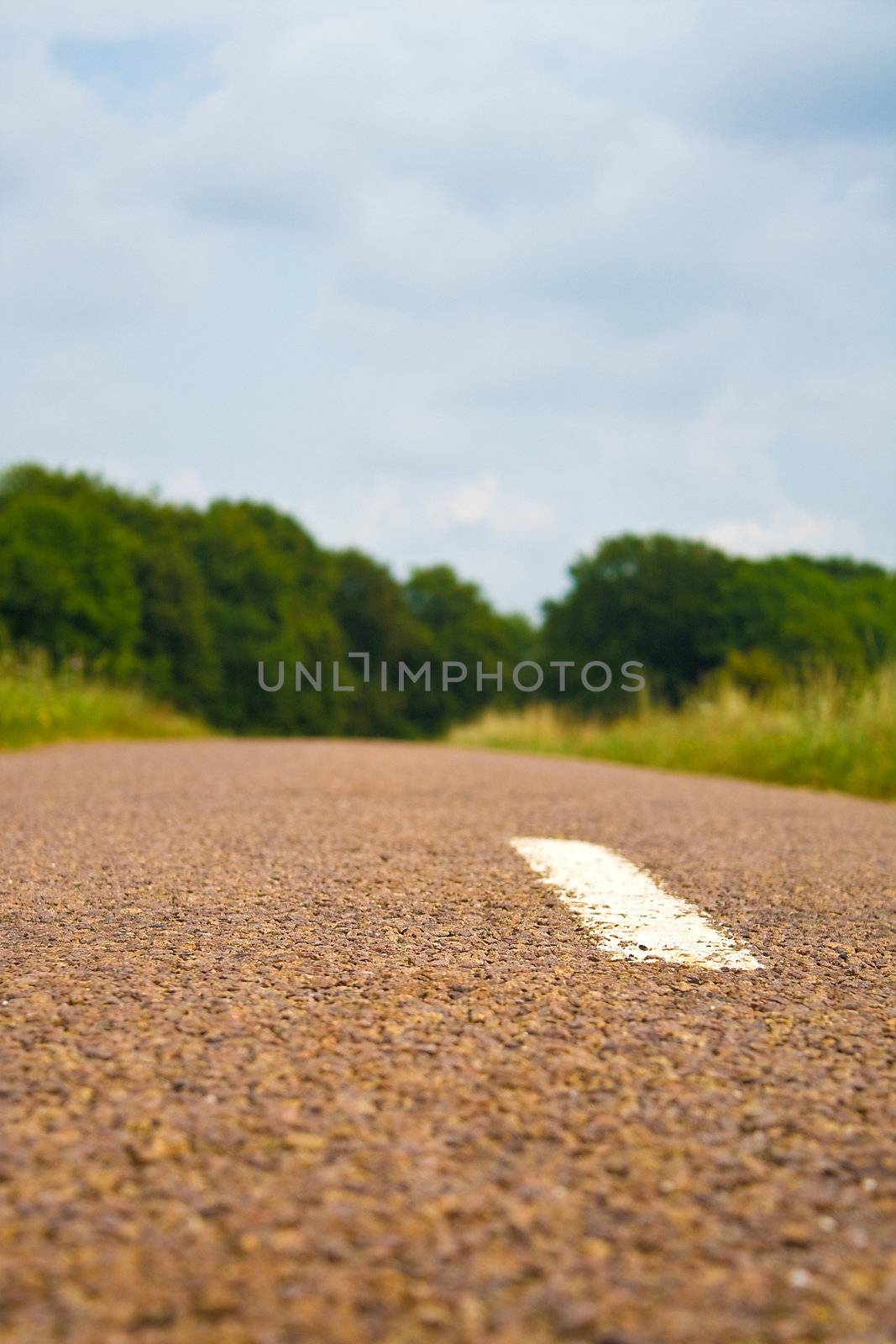 Highway in landscape