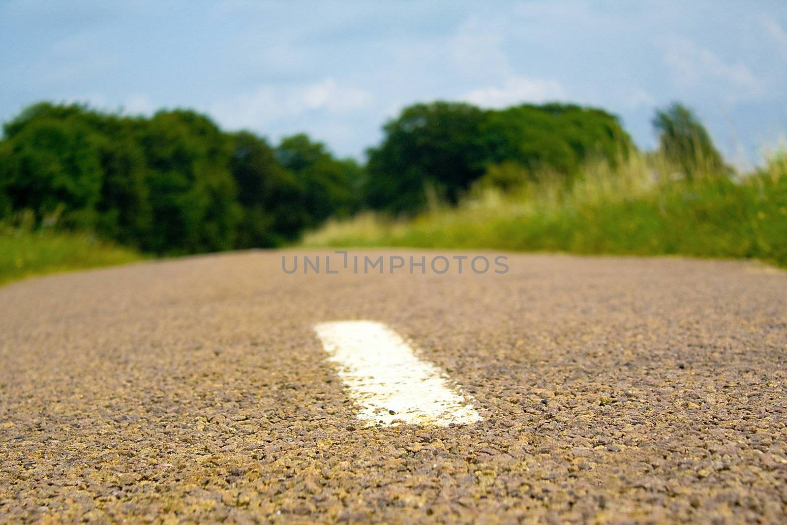 Highway in landscape