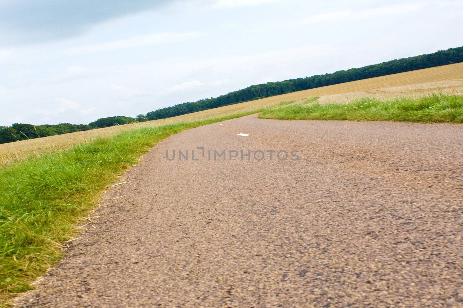 Highway in landscape