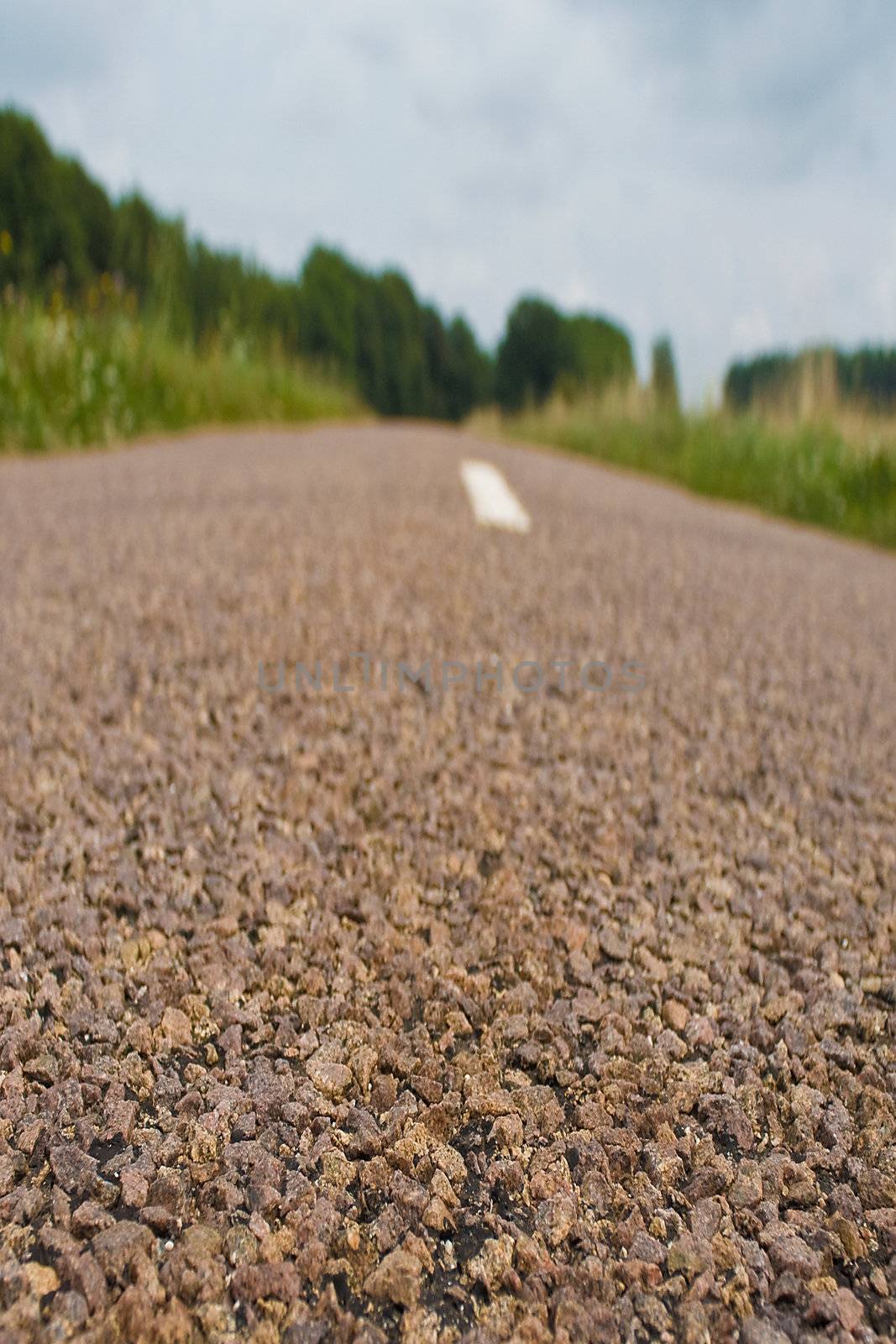 Highway in landscape by juweber