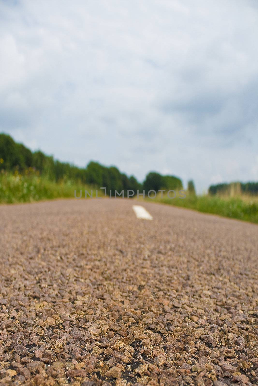 Highway in landscape