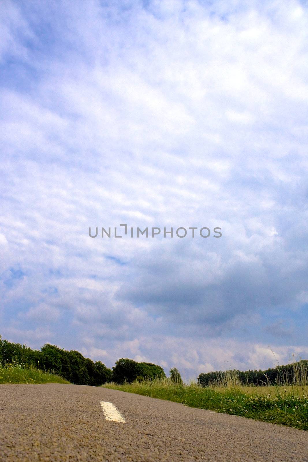 Highway in landscape