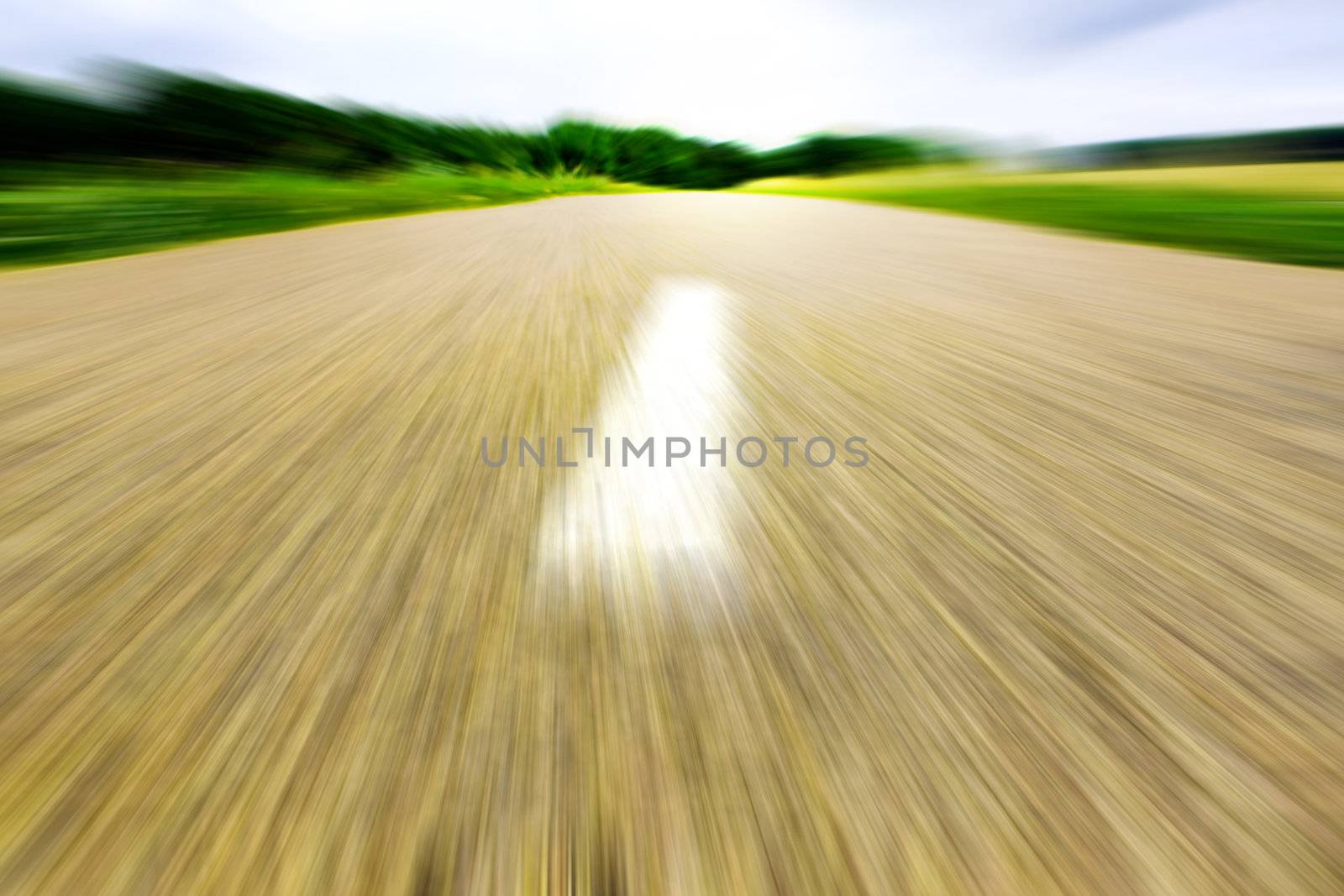 Highway in landscape