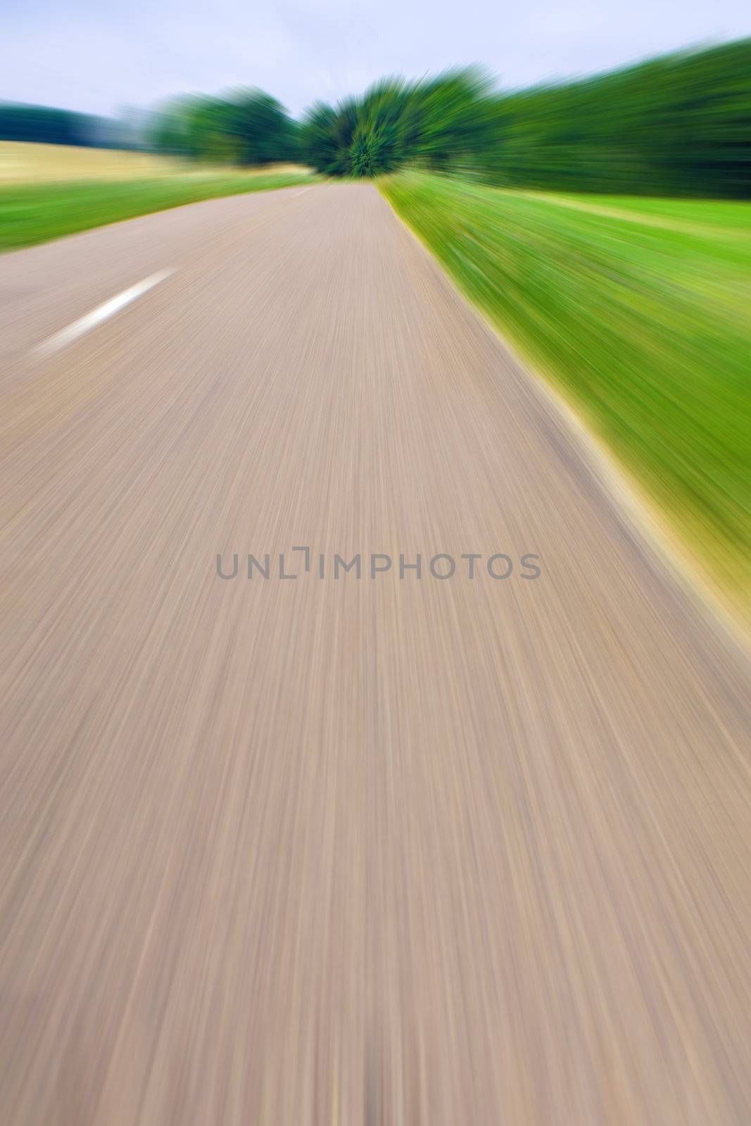 Highway in landscape by juweber