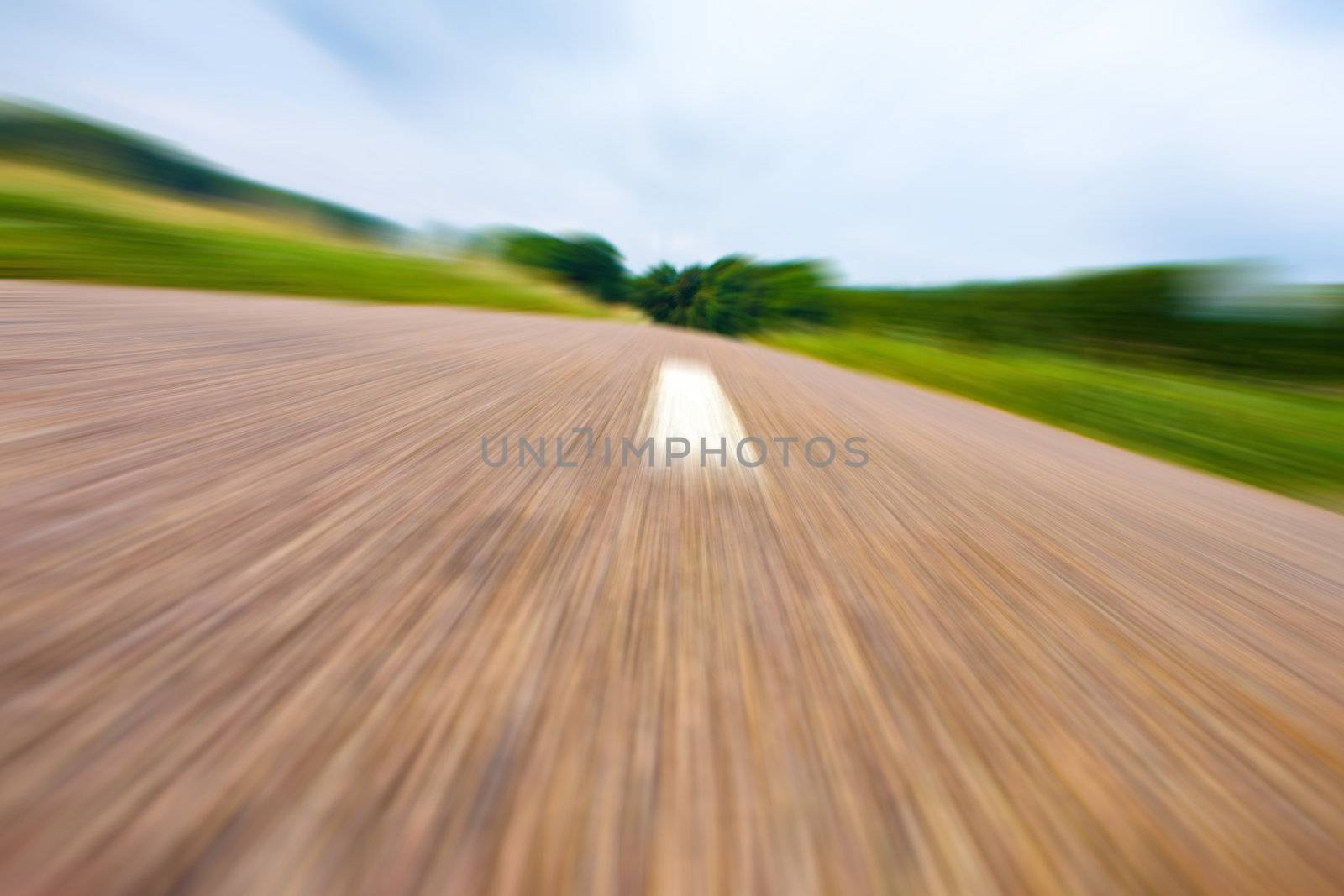 Highway in landscape