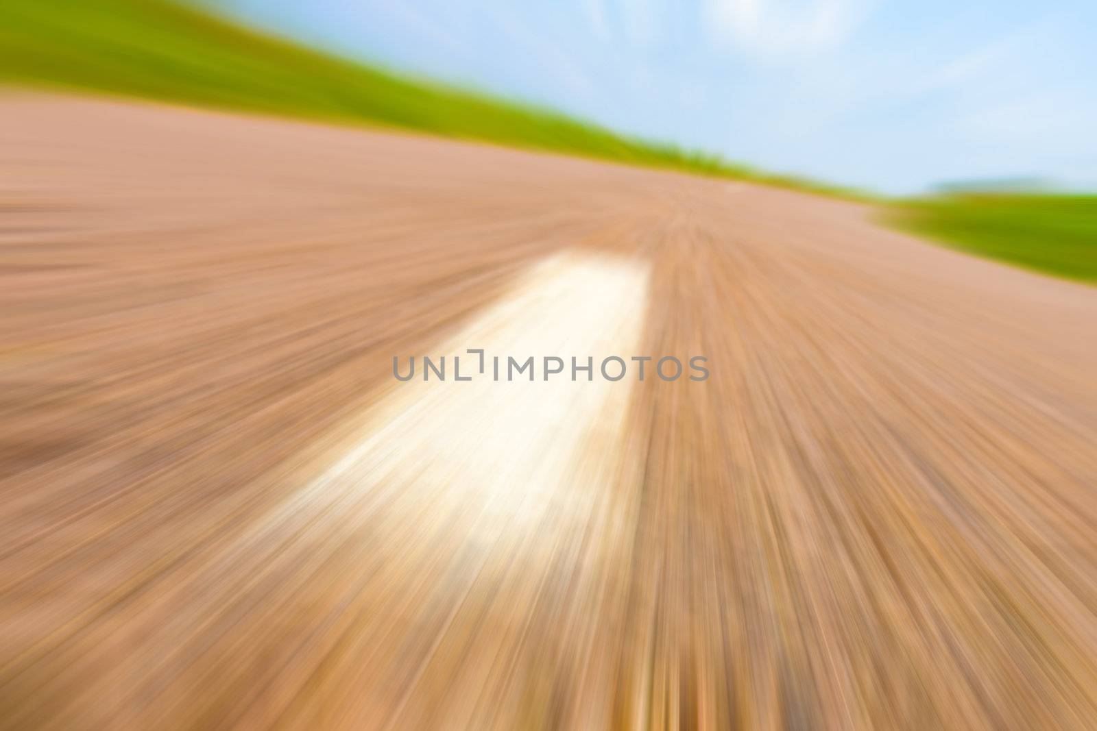 Highway in landscape