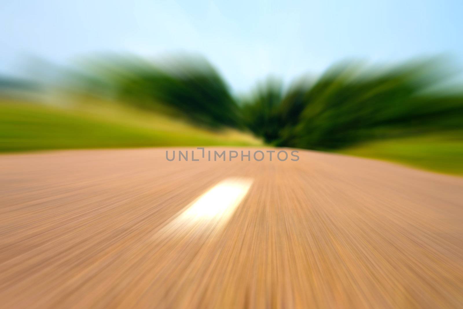 Highway in landscape