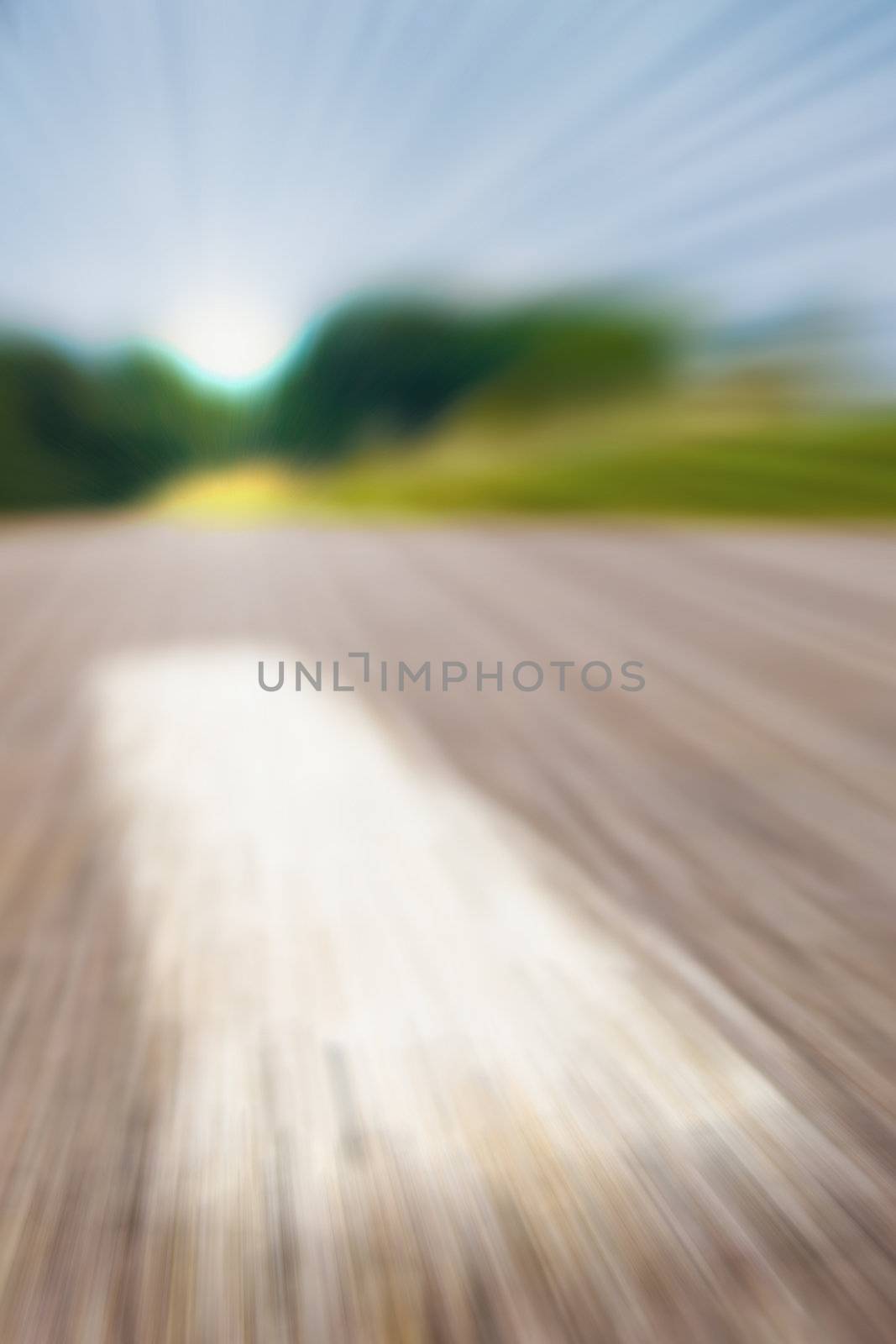 Highway in landscape by juweber