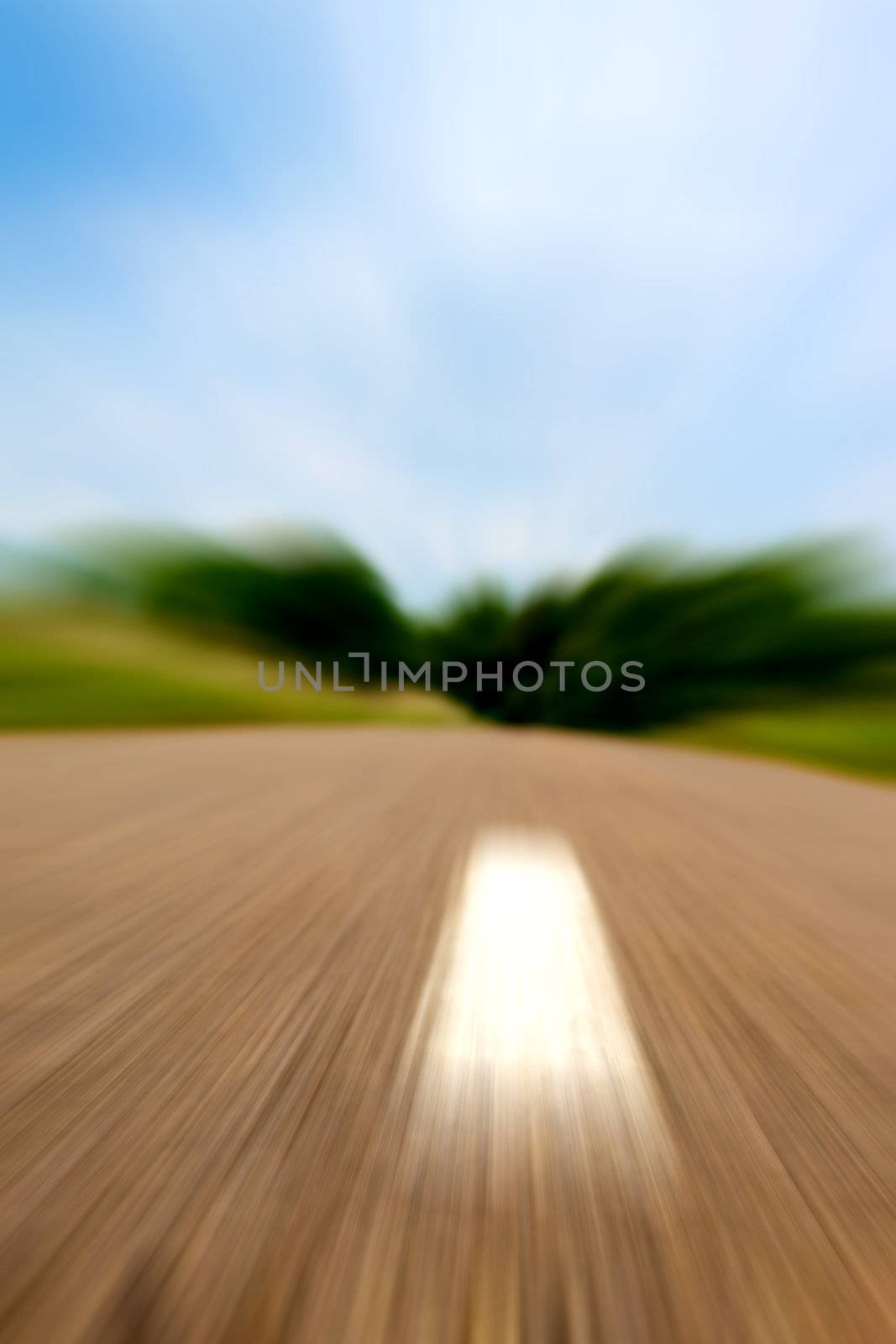 Highway in landscape