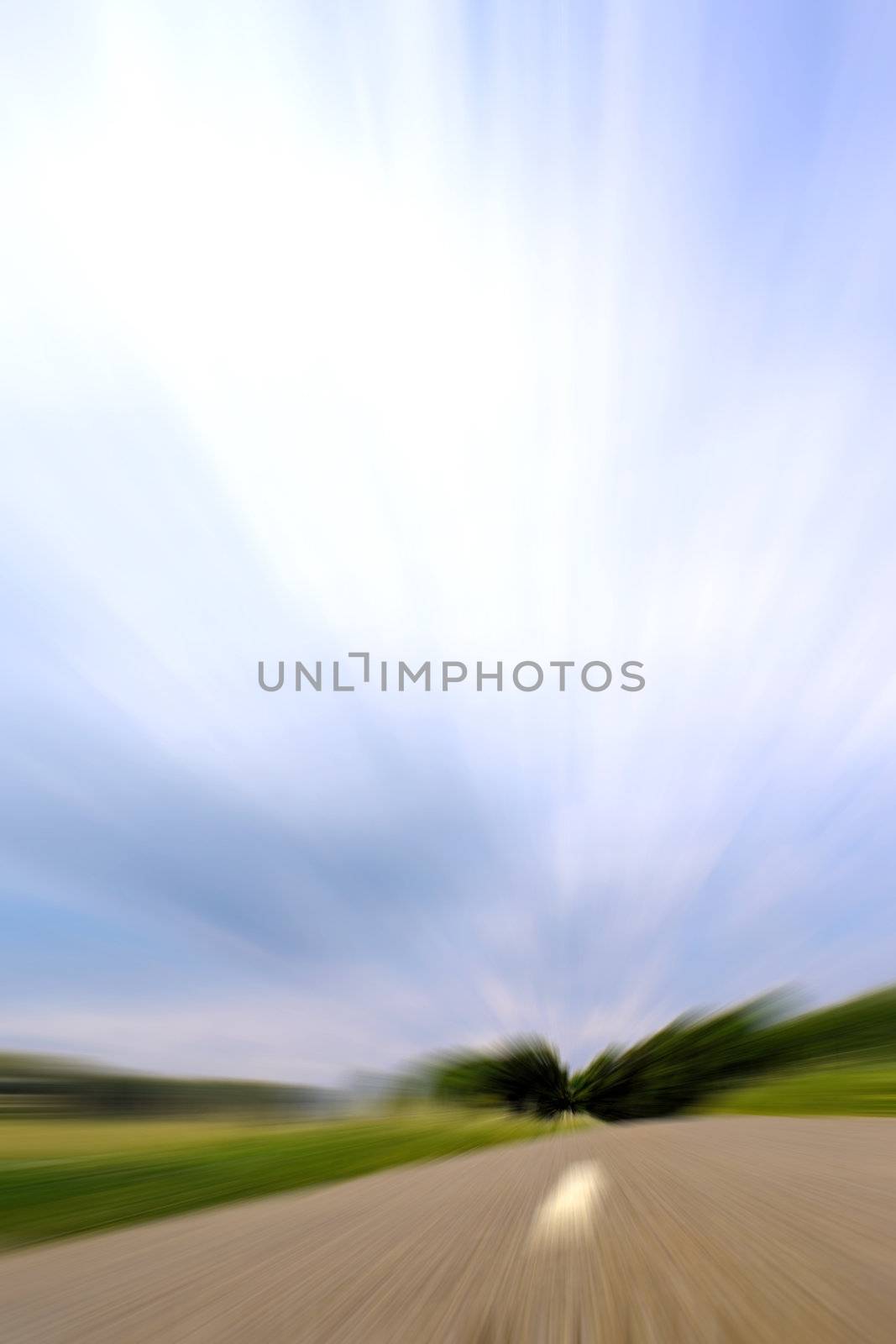 Highway in landscape