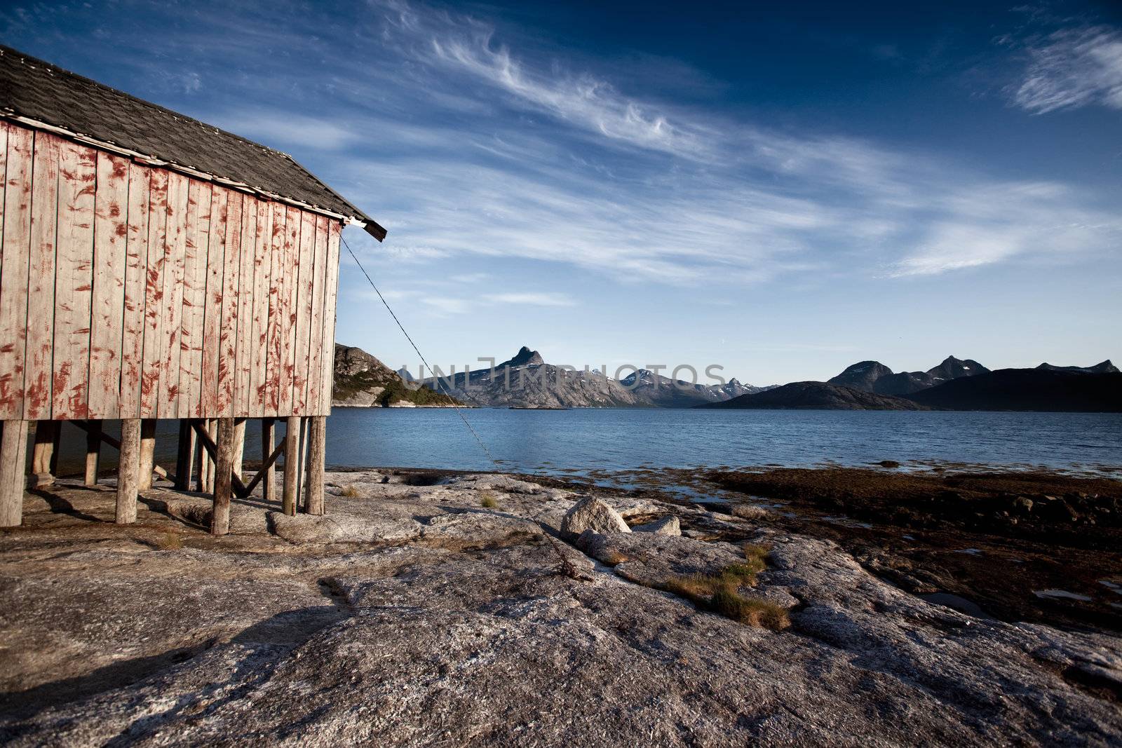 Norway Coast Boat House by leaf