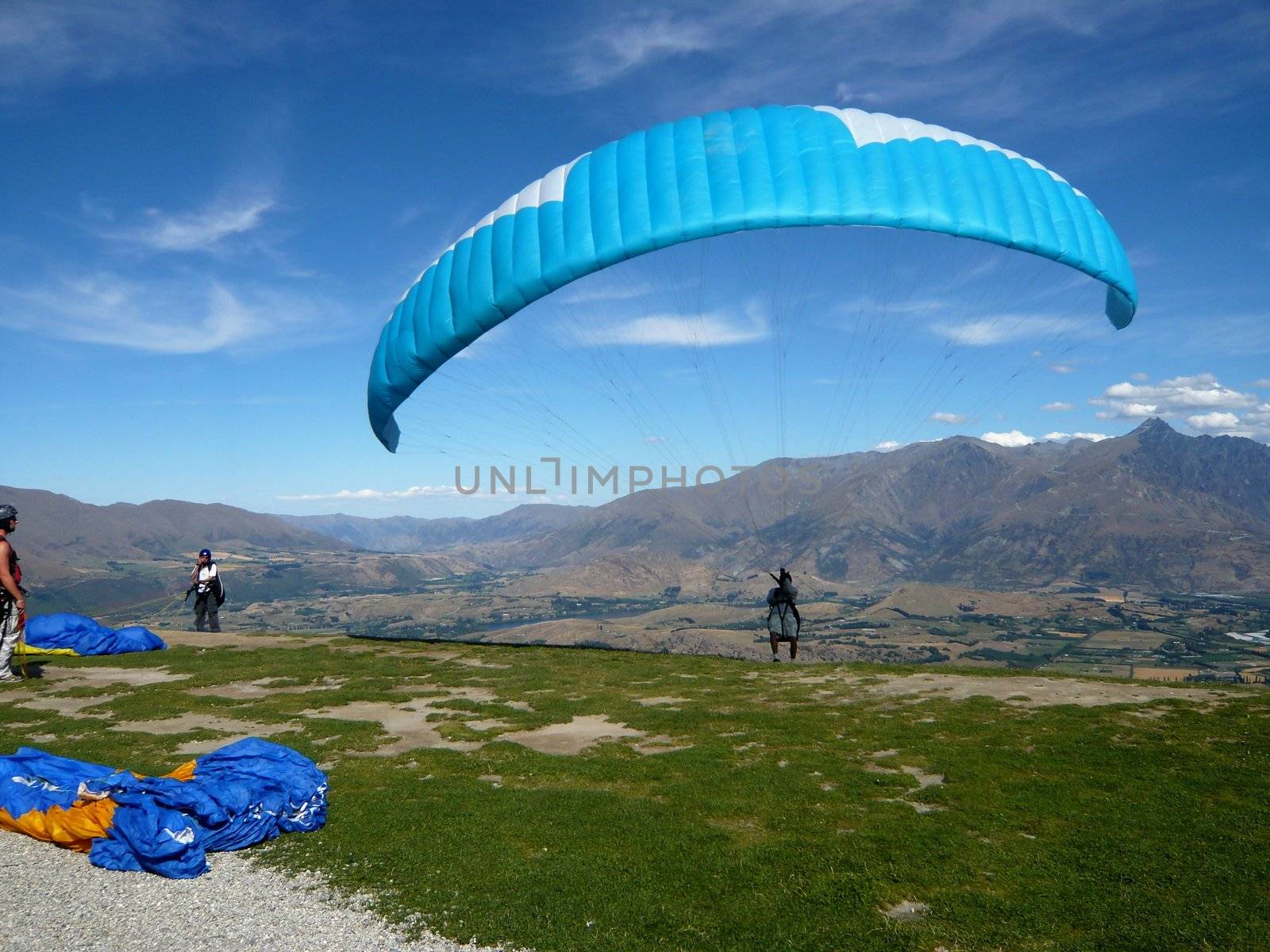 Paragliding at Conronet Peak / Queenstown