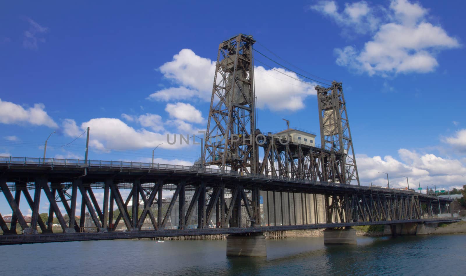 Old Steel draw bridge by bobkeenan