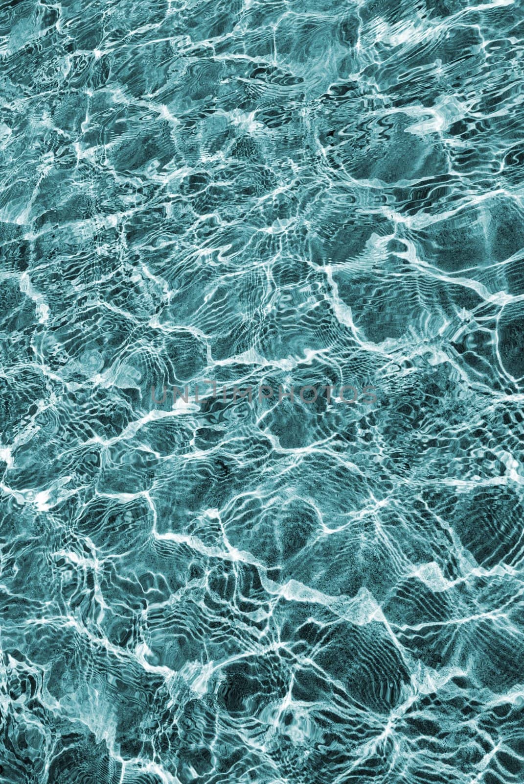 cyan water ripples by stockarch