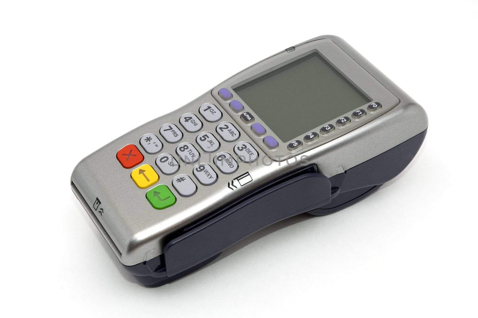 Modern wireless POS-terminal with battery and GPRS module