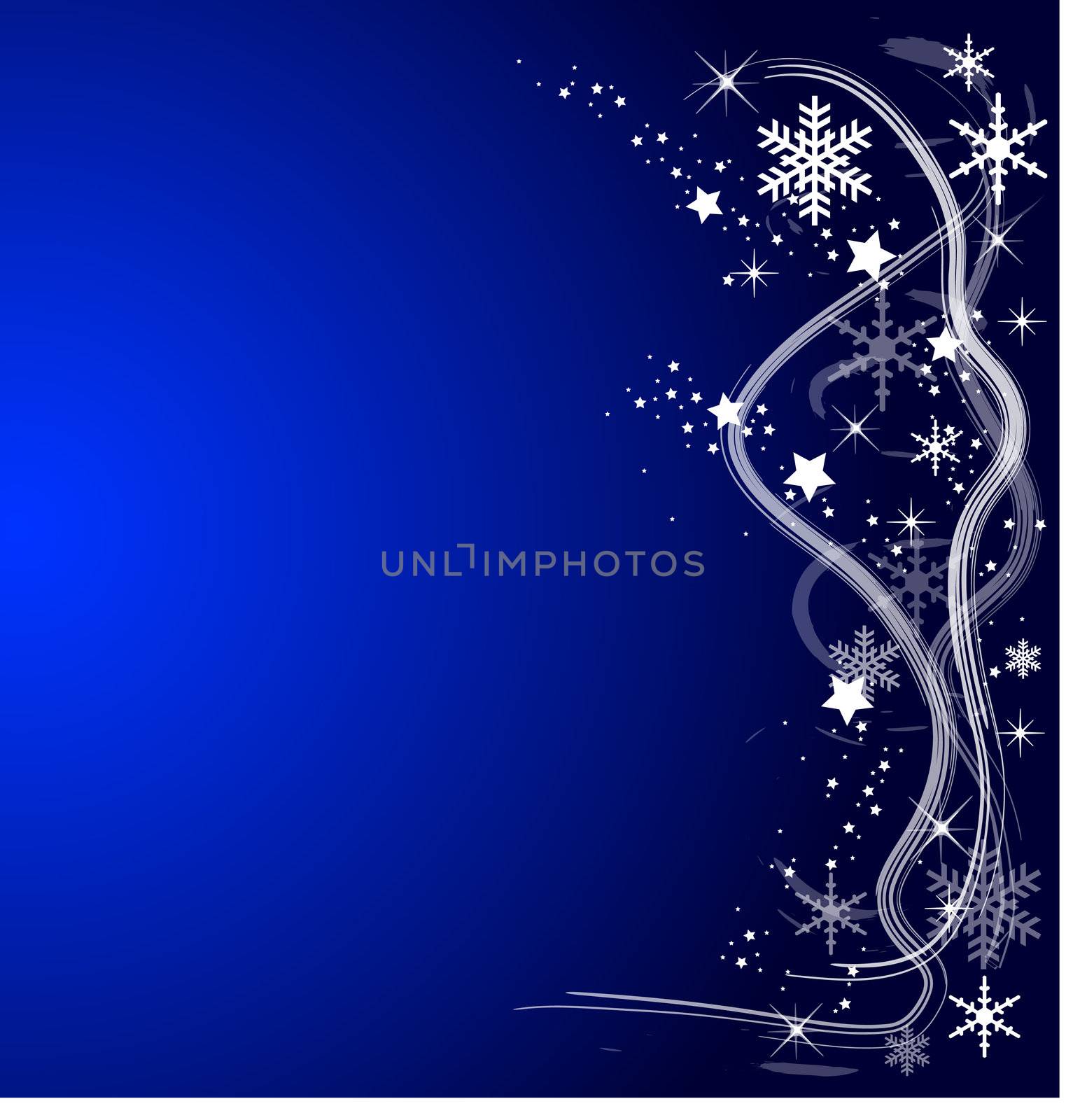 Blue Christmas Background by peromarketing