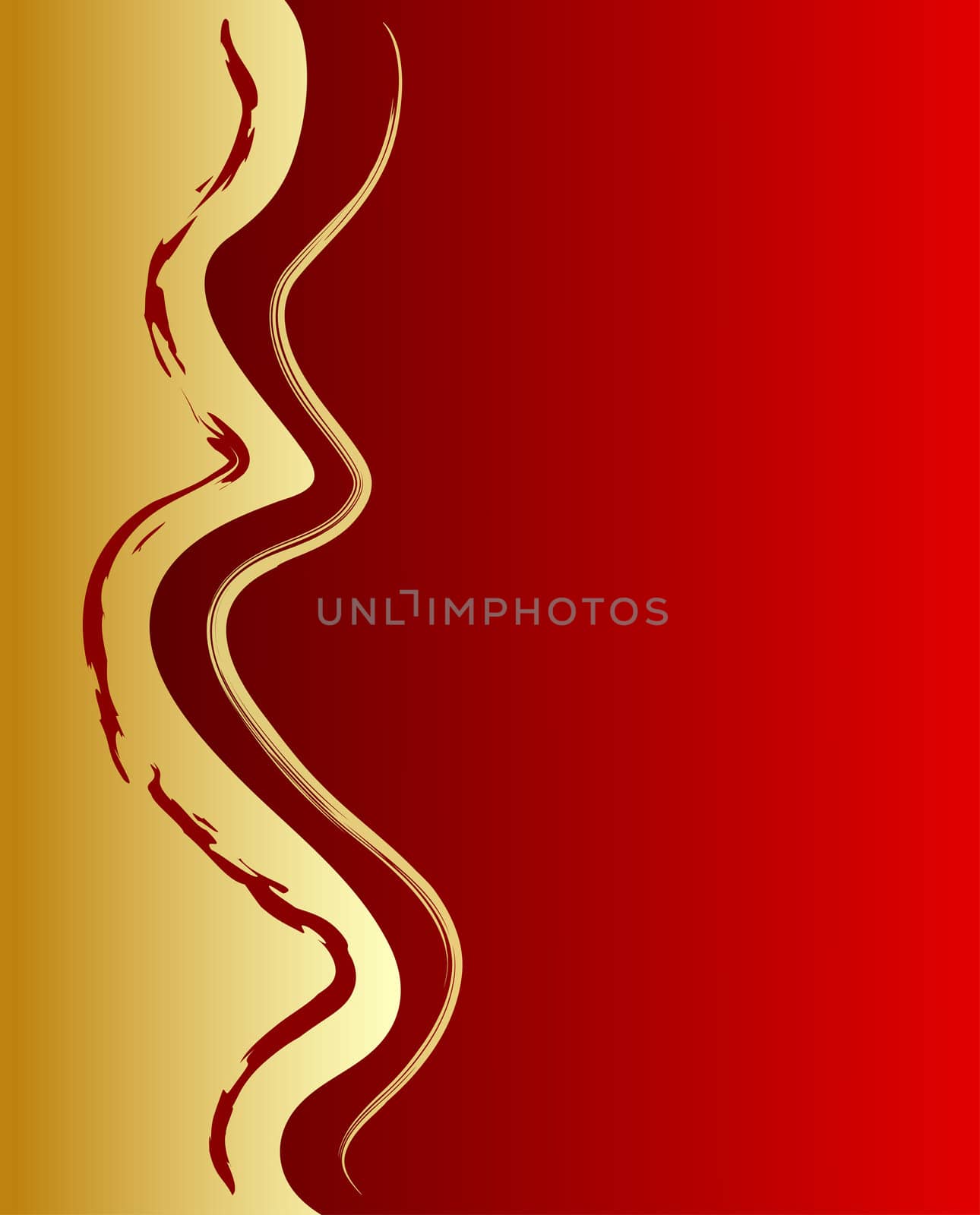 illustration of a red abstract decoration background
