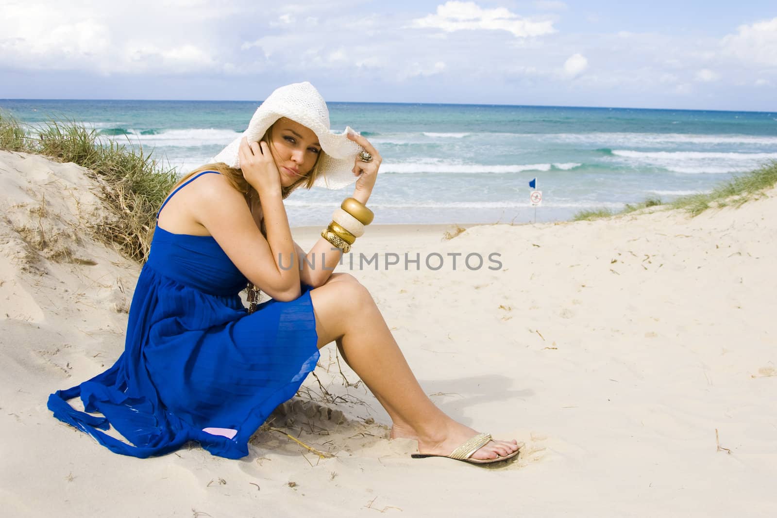 beautiful young girl at the beach by angietakespics
