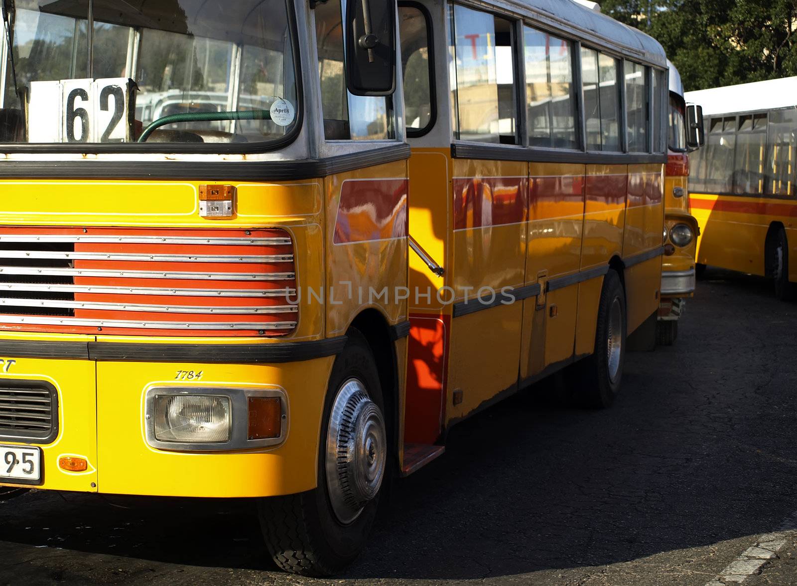 The legendary and iconic Malta public buses