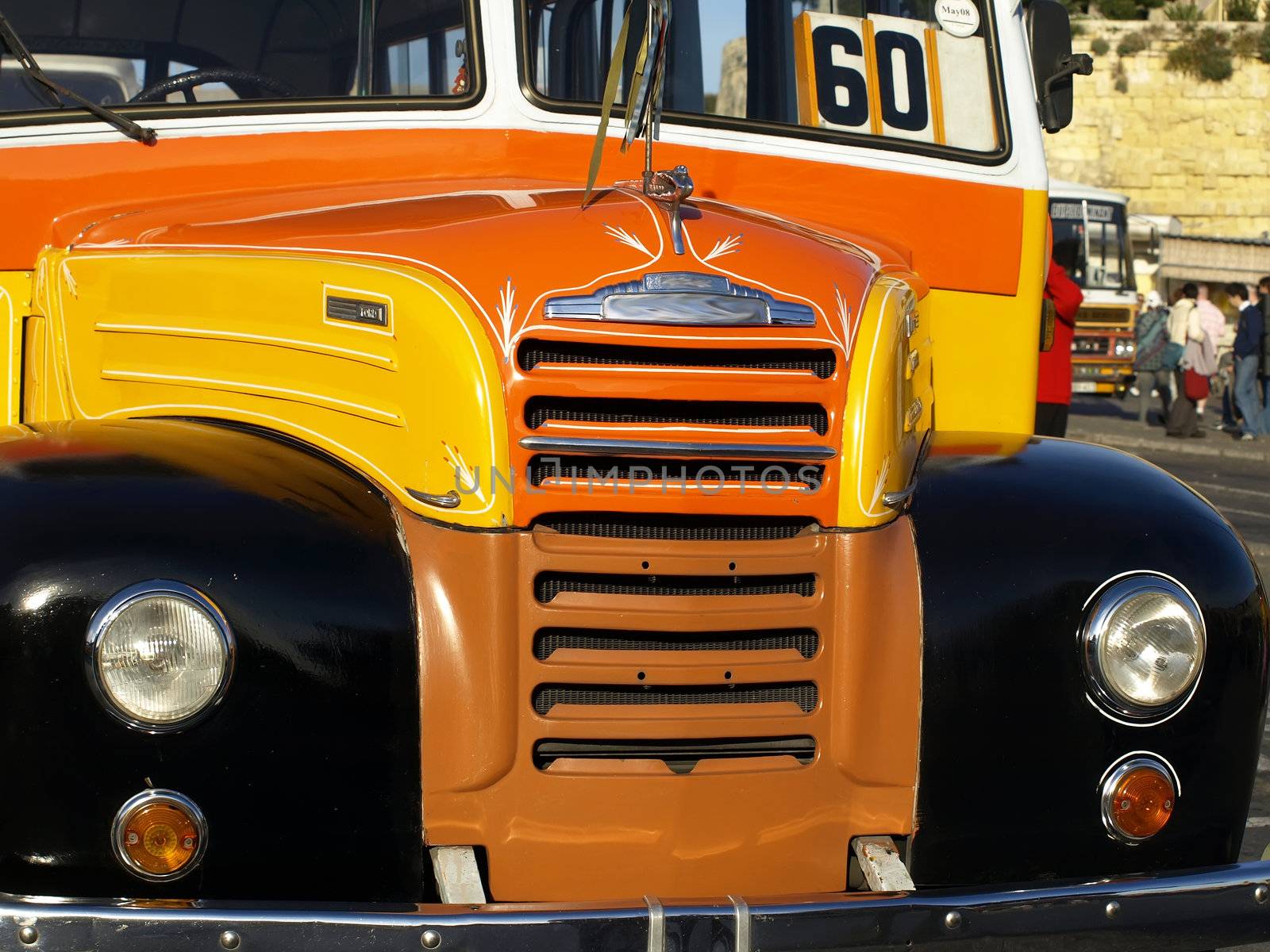 The legendary and iconic Malta public buses