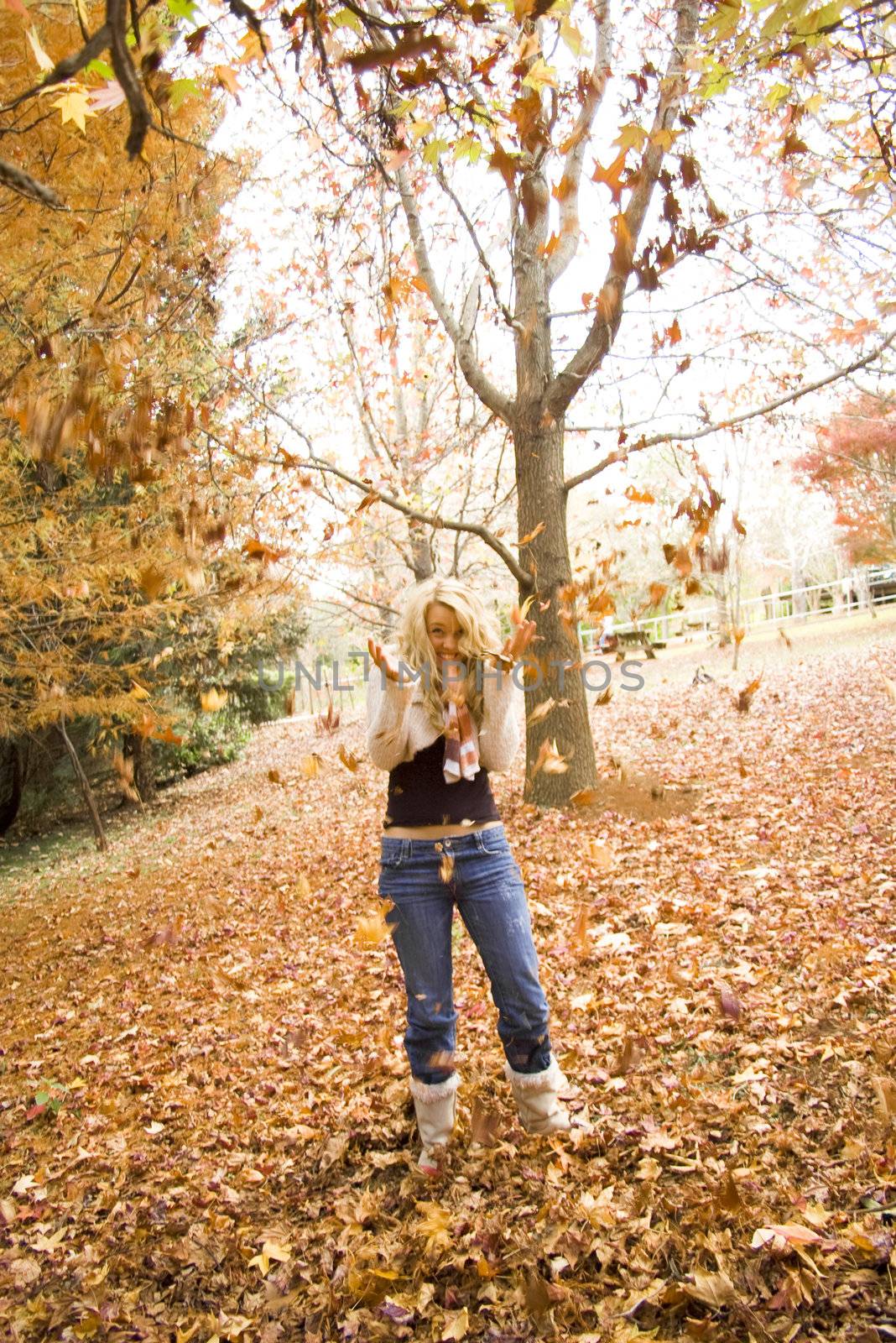 Beautiful girl in the Autumn fall  by angietakespics