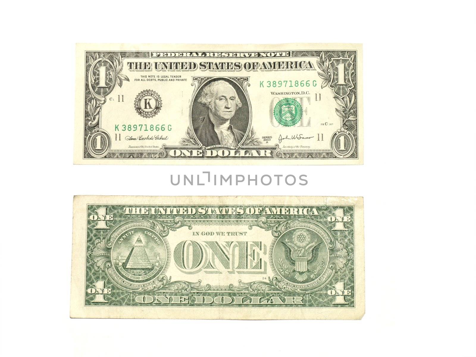 one dollar bill by viviolsen