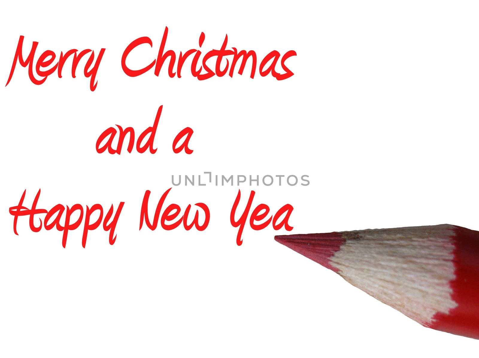 Writing Christmas greetings by studioportosabbia