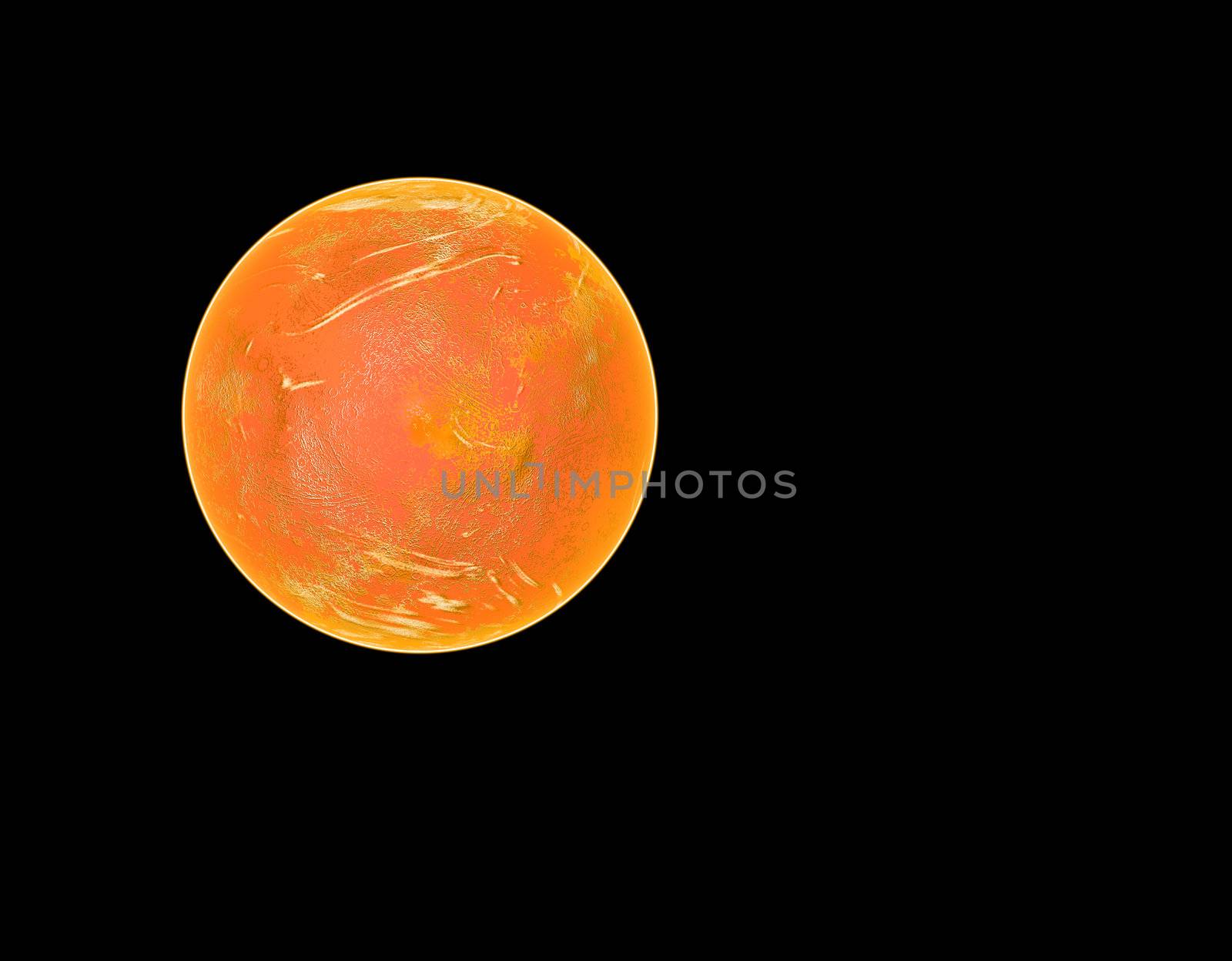 red planet in space by furzyk73