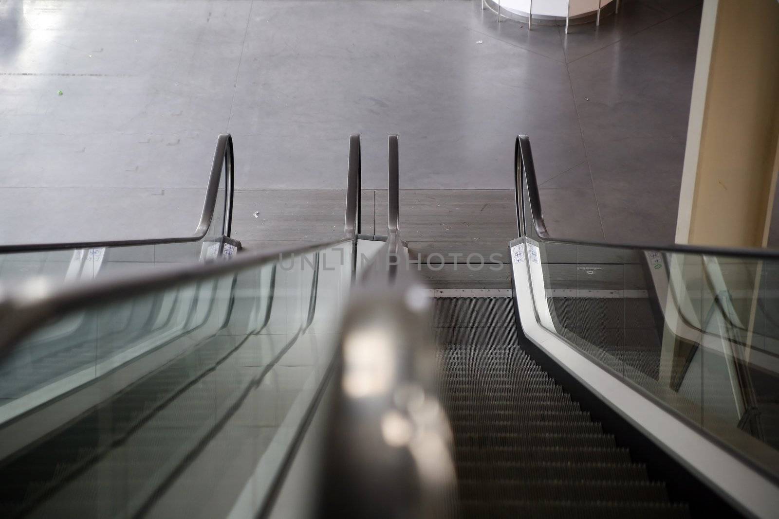 empty escalators by furzyk73