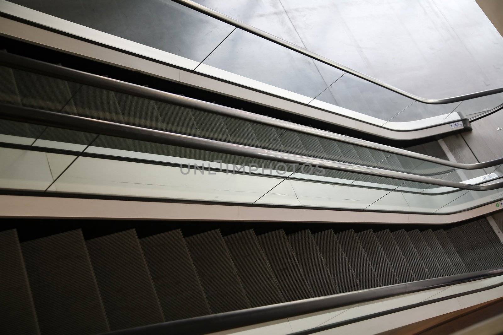 empty escalators by furzyk73