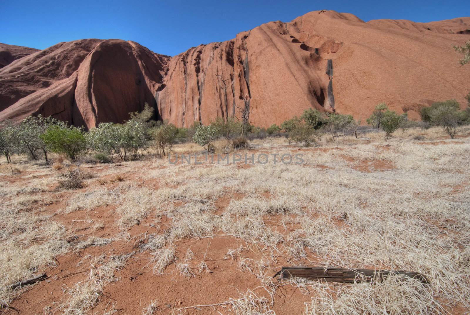 View of Uluru, Northern Territory, Australia, August 2009