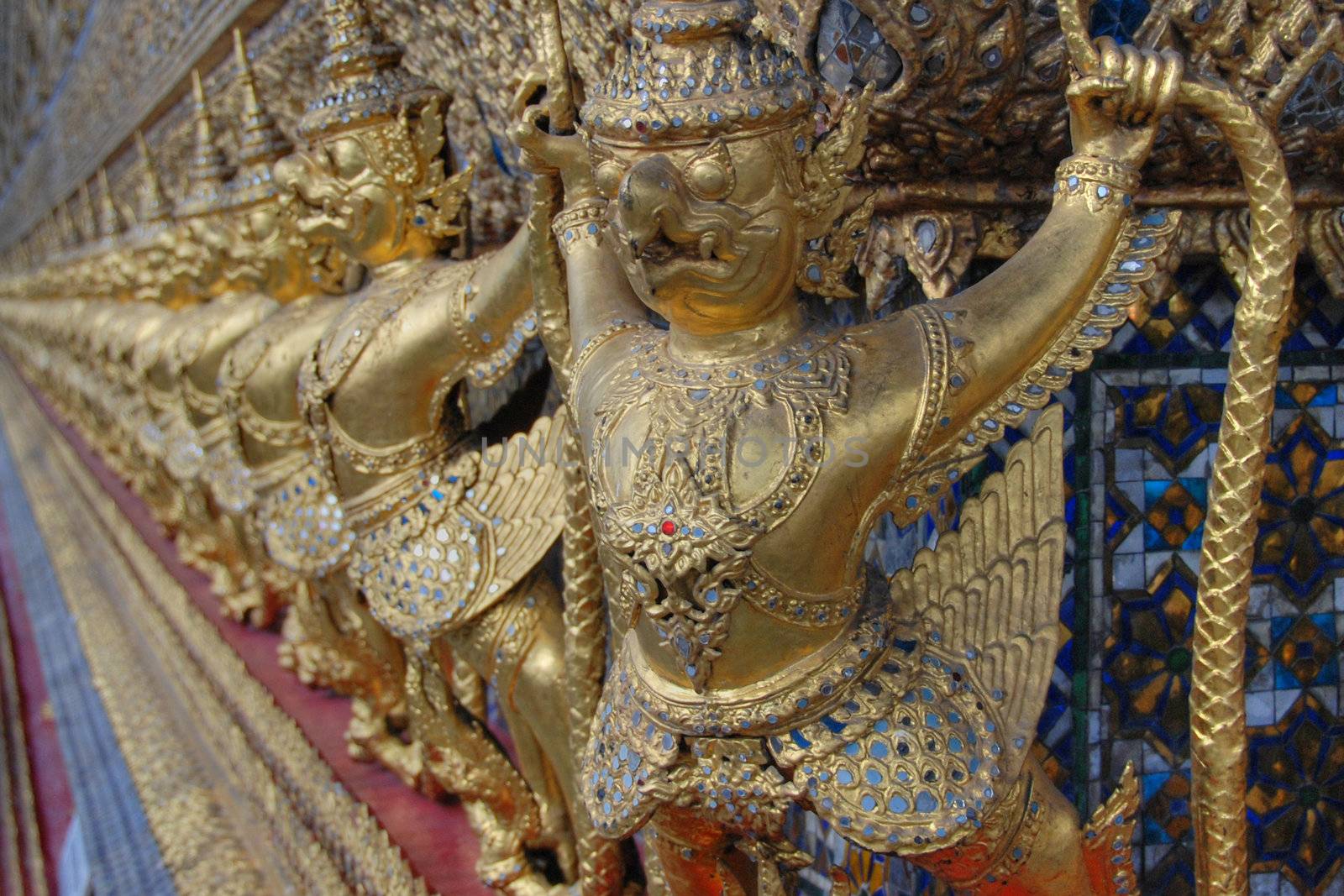 Detail of a Temple in Bangkok, Summer 2007