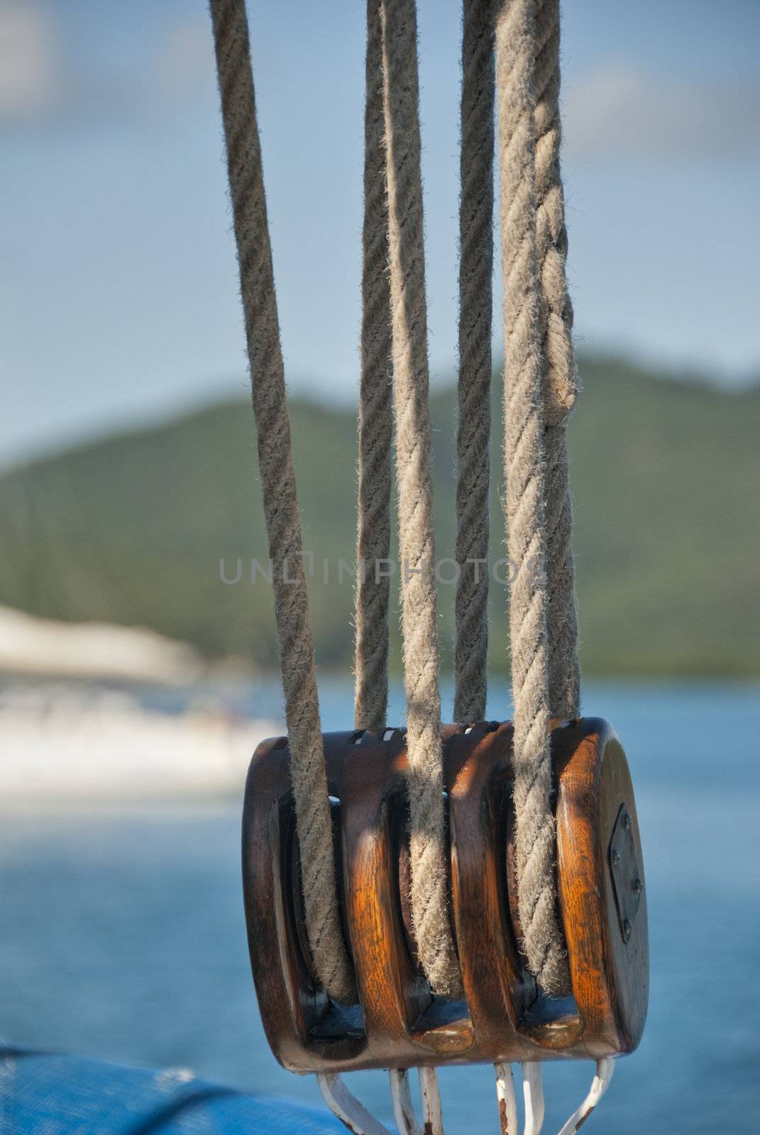 Ropes and Pulley, Whitsunday Islands, Queensland, Australia, Aug by jovannig