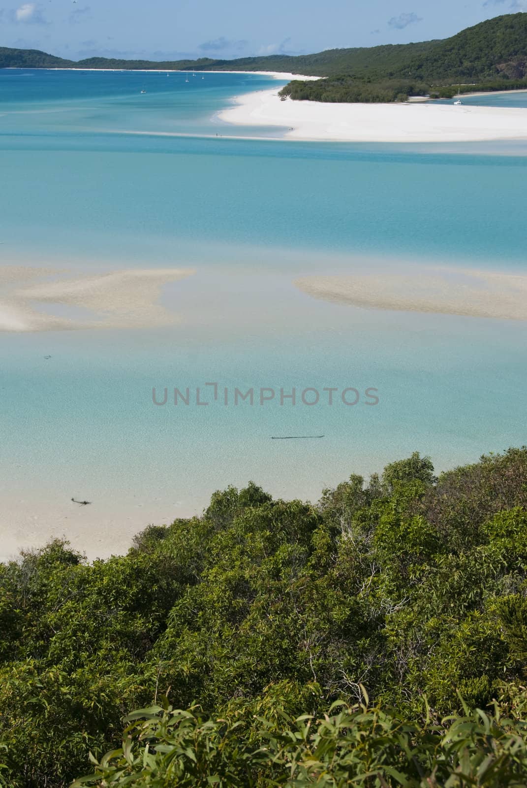 Whitehaven Beach Bay, Queensland, Australia, August 2009 by jovannig