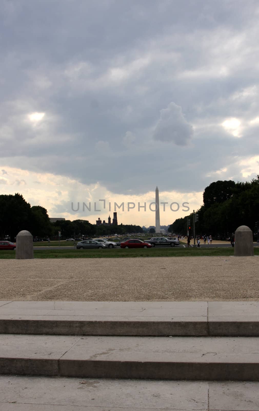 Washington Monument in the Distance by ca2hill