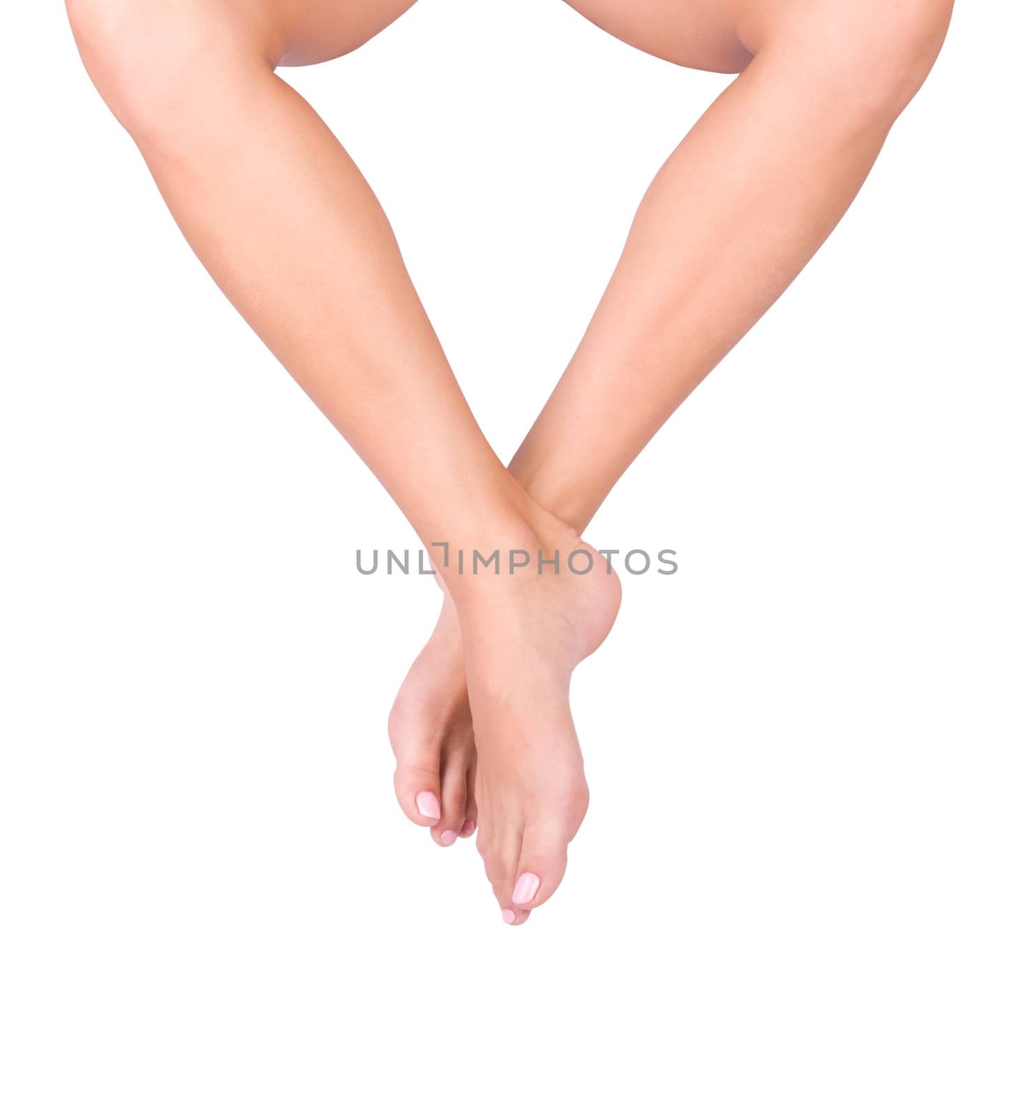 Smooth woman's legs by rozhenyuk