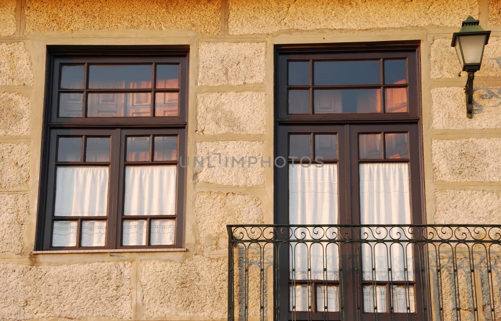 Balcony of a typical house in Porto, Portugal by luissantos84