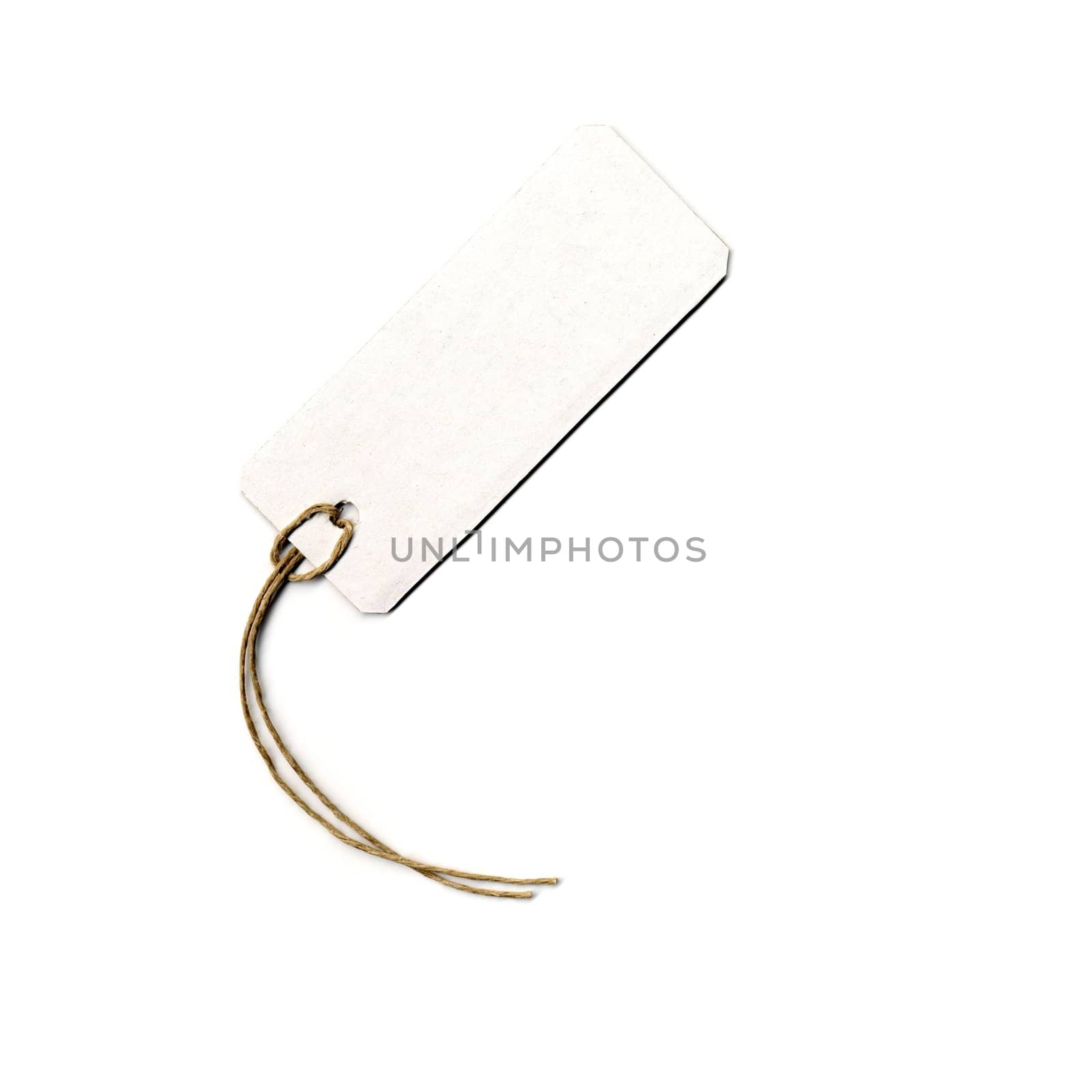 Tag or address label with string