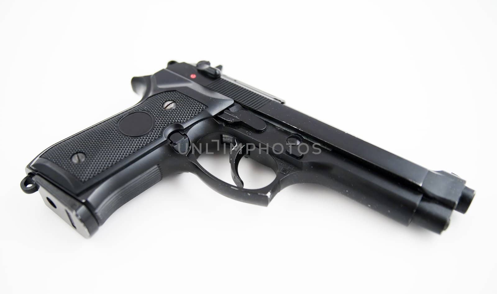 asg gun isolated on white background