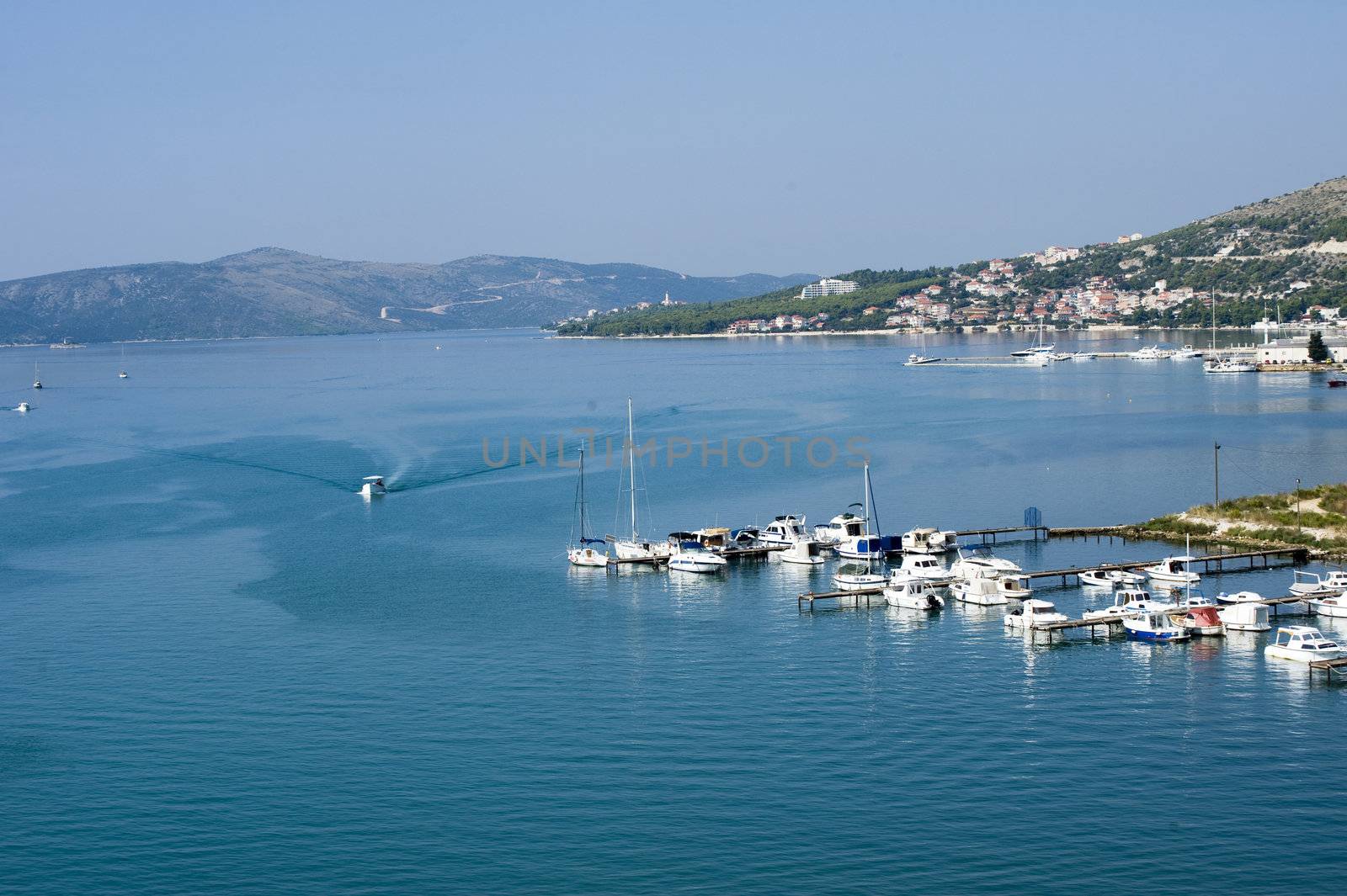 View of the Coast of Trogir in Croatia.
Photo taken on September  2009