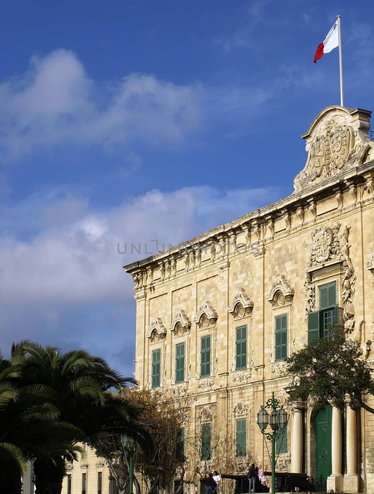 Details of the Palace of the Prime Minister of Malta