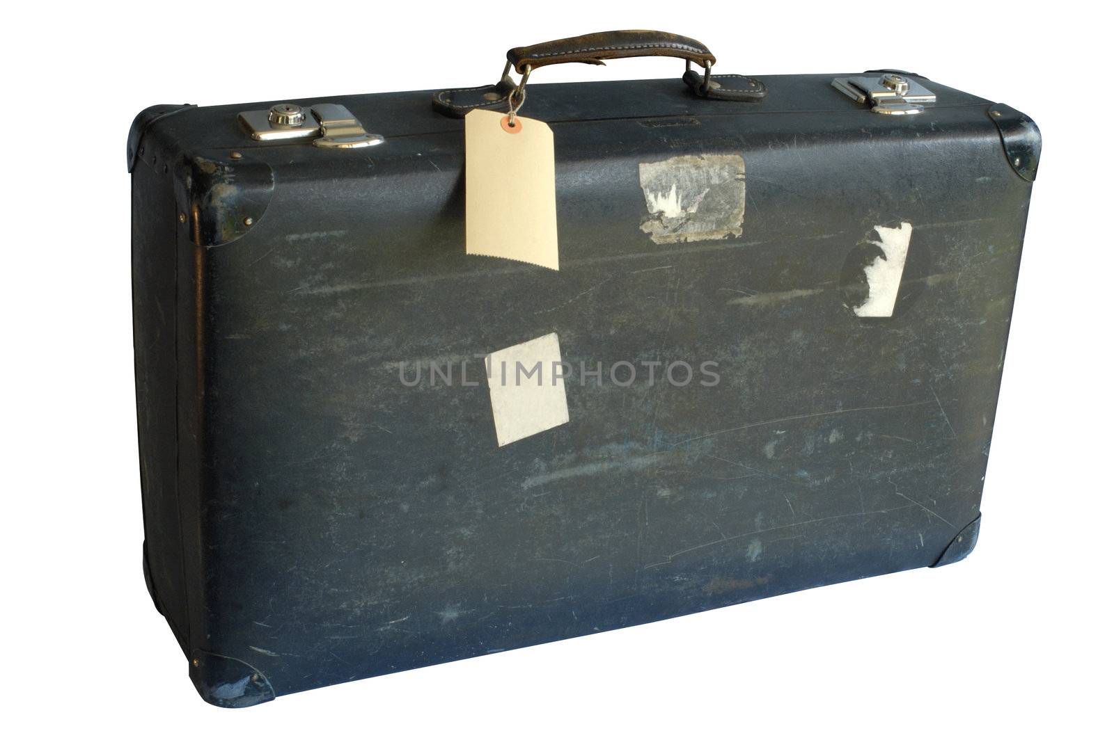 Old suitcase (with clipping path) by Bateleur