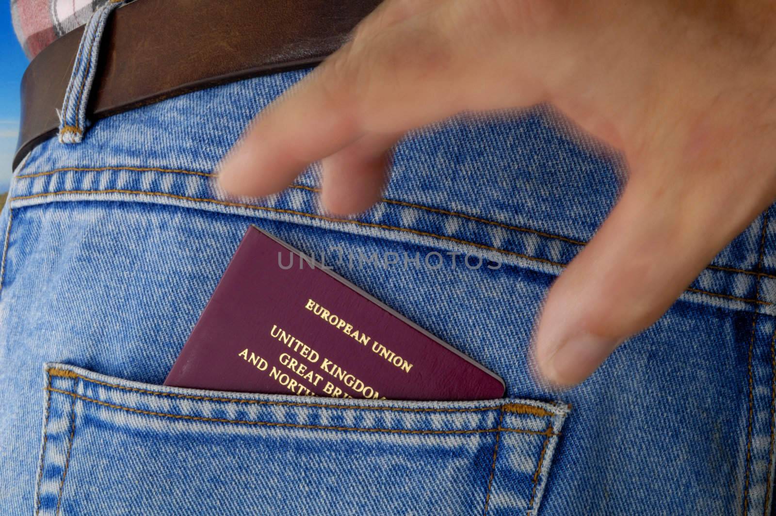 Pickpocket in action - Wallet and passport. by Bateleur