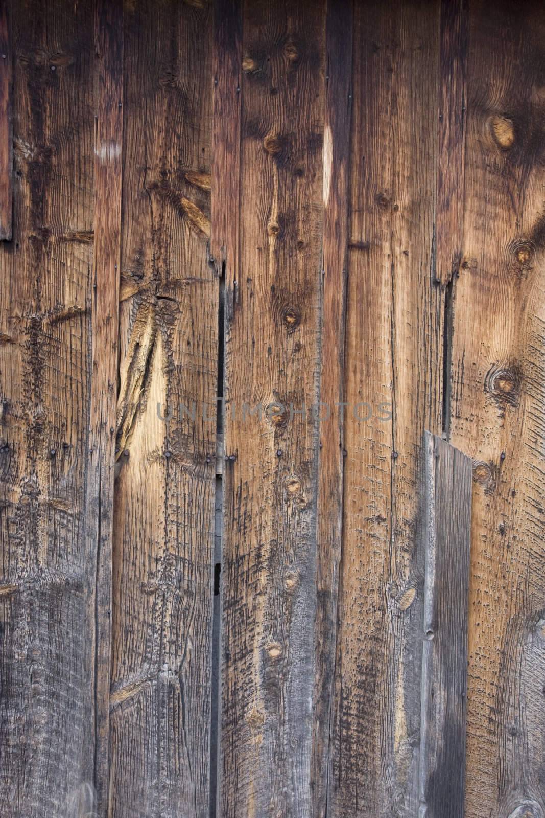 weathered wood backround from an old barn by PixelsAway